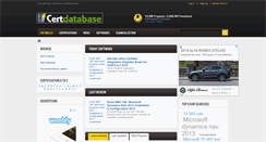 Desktop Screenshot of certdatabase.com