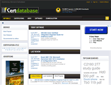 Tablet Screenshot of certdatabase.com